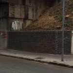 Soportación del talud con el nuevo muro de gaviones