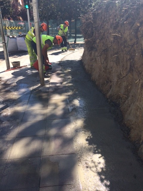 Cimentación terminada