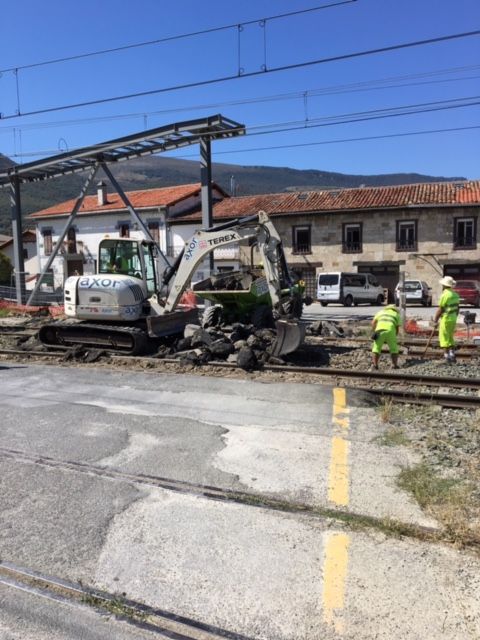 Carga y transporte runa a vertedero