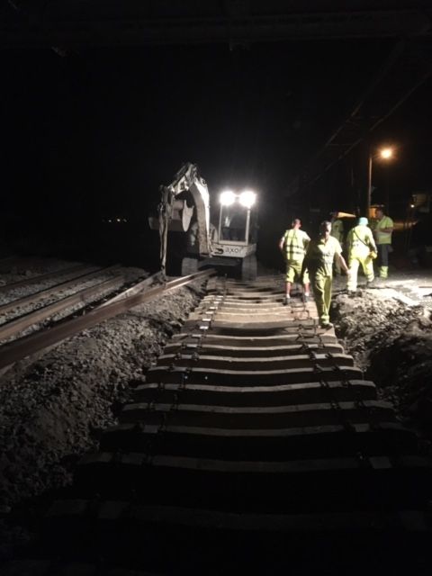 Traviesas alineadas y preparadas para recepcionar cupón