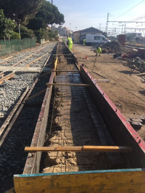 Encofrado de prisma de instalaciones