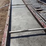 Hormigonado del prisma de instalaciones