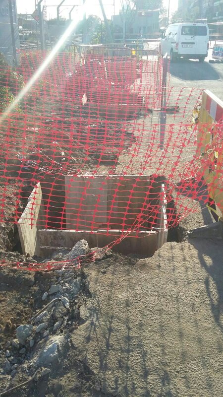 Tablestacado de pozos de cimentación