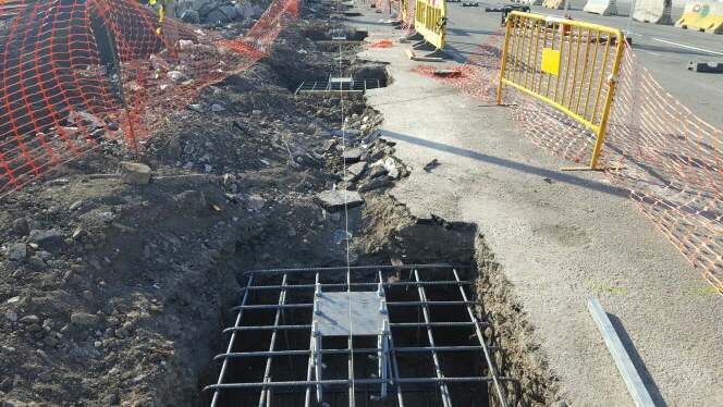 Armado de zapatas sobre macizo de hormigón pobre